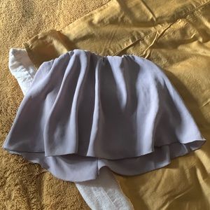 Aritzia Wilfred ruffle tight tube top